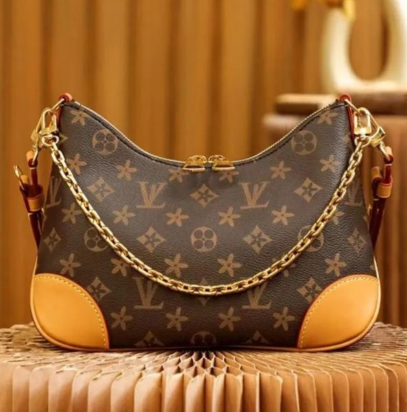 m45831 luxury designer gold chain crossbody bag boulogne leather shoulder bag women crossbody bags designer handbag purse wallet with chain
m45831 luxury designer gold chain crossbody bag boulogne leather shoulder bag women crossbody bags designer handbag purse wallet with chain