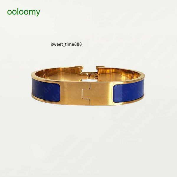 classic h bracelet designer 18k gold bangle luxury brand enamel bracelet for men women birthday mother' day jewelry holiday gifts znwf, Black
classic h bracelet designer 18k gold bangle luxury brand enamel bracelet for men women birthday mother' day jewelry holiday gifts znwf, Black