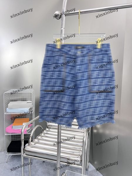xinxinbuy men women designer shorts pant double letter jacquard denim tassel cotton spring summer white black blue s-2xl
xinxinbuy men women designer shorts pant double letter jacquard denim tassel cotton spring summer white black blue s-2xl