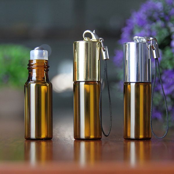 300pcs 5ml amber empty glass pendant sample perfume bottle with steel roller ball&glass vials small promotion oil bottle
300pcs 5ml amber empty glass pendant sample perfume bottle with steel roller ball&glass vials small promotion oil bottle