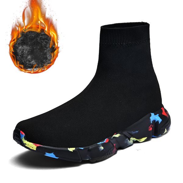 socks running shoes womens sneakers sports shoes for man breathable casual elasticity platform vulcanize ankle boots, Black
socks running shoes womens sneakers sports shoes for man breathable casual elasticity platform vulcanize ankle boots, Black
