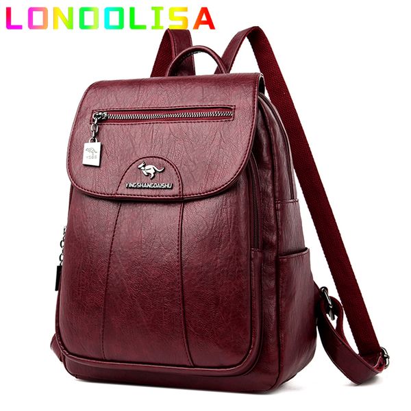 school bags women soft leather backpack vintage female large capacity sac a dos casual travel ladies bagpack mochila school bookbag rucksack
school bags women soft leather backpack vintage female large capacity sac a dos casual travel ladies bagpack mochila school bookbag rucksack