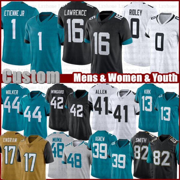 mens 0 ridley 16 trevor lawrence custom football jerseys travon walker jaguars kirk travis etienne jr devin lloyd josh allen evan engram ant
mens 0 ridley 16 trevor lawrence custom football jerseys travon walker jaguars kirk travis etienne jr devin lloyd josh allen evan engram ant