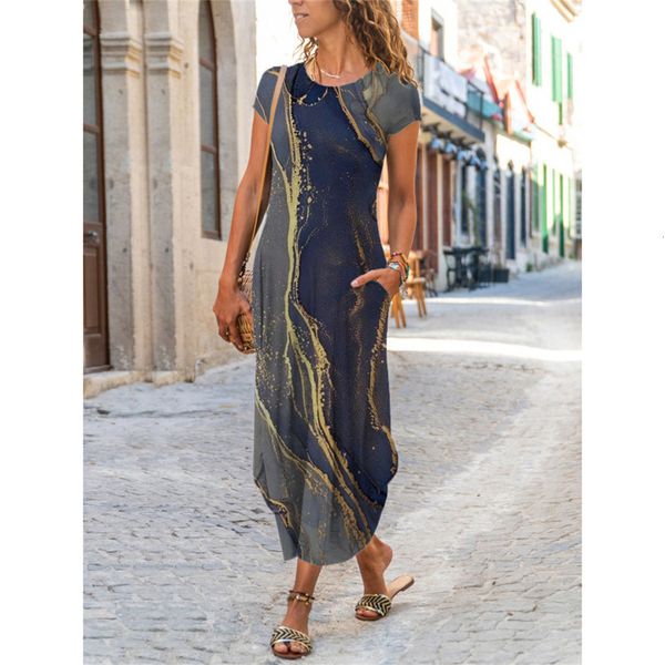 casual dresses 3xl women's robe dress floral print short sleeve summer boho long dress women casual loose o neck slim sun dress vestido, Black;gray
casual dresses 3xl women's robe dress floral print short sleeve summer boho long dress women casual loose o neck slim sun dress vestido, Black;gray