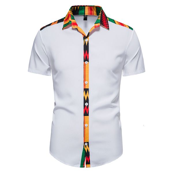men's casual shirts african kente print shirt short sleeves summer men's fashion patchwork button turn traditional dashiki casual, White;black
men's casual shirts african kente print shirt short sleeves summer men's fashion patchwork button turn traditional dashiki casual, White;black