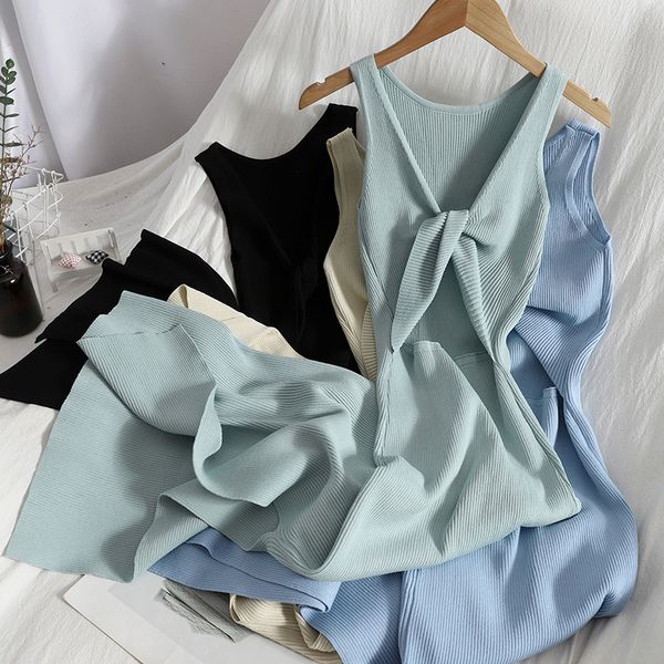 summer dress women dress korean knitted robe femme summer v neck sleeveless kink hollow out slim bodycon dress split fork long vestidos, Black;gray
summer dress women dress korean knitted robe femme summer v neck sleeveless kink hollow out slim bodycon dress split fork long vestidos, Black;gray