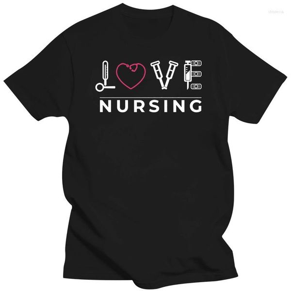 t men's shirts love nursing t-shirt shirt student registered appr trendy streetwear tee, White;black
t men's shirts love nursing t-shirt shirt student registered appr trendy streetwear tee, White;black