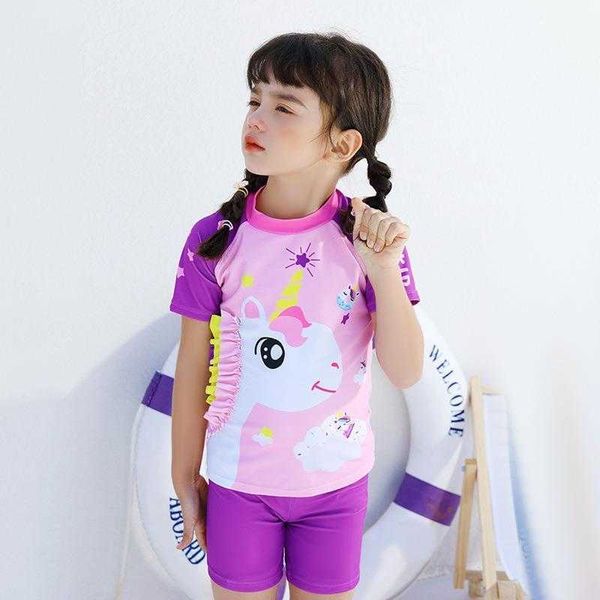childrens swimsuit two pieces cartoon printed sports split boxers 2 10 years old girl bikini, Blue
childrens swimsuit two pieces cartoon printed sports split boxers 2 10 years old girl bikini, Blue