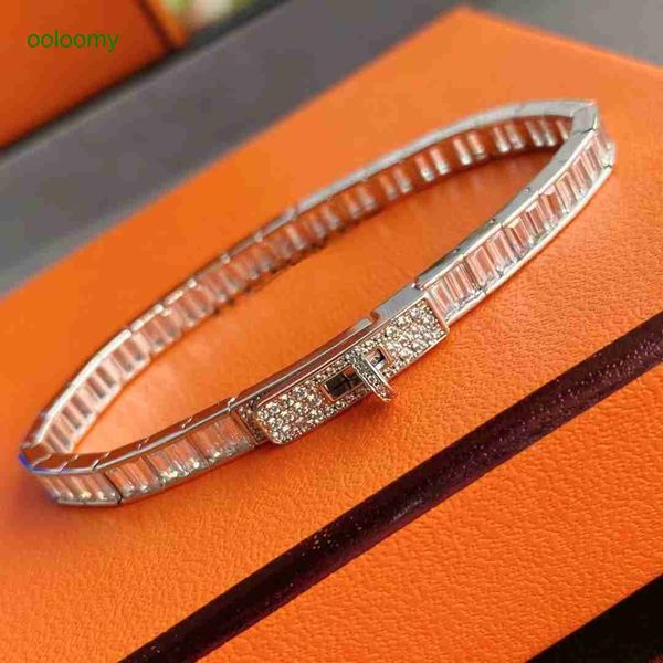 h bangle bracelet for women's high-end custom button design handmade diamond set silver bracelet with the same jewelry star ae8z, Black
h bangle bracelet for women's high-end custom button design handmade diamond set silver bracelet with the same jewelry star ae8z, Black