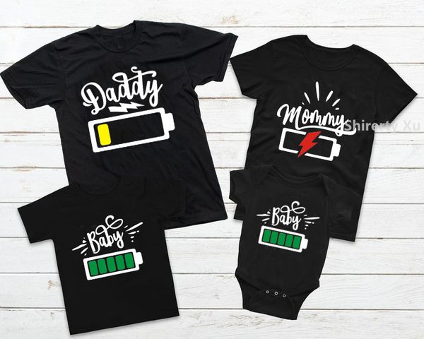 family matching outfits daddy mommy baby matching shirts low battery and charged battery tees funny matching family shirts daddy mommy and m, Blue
family matching outfits daddy mommy baby matching shirts low battery and charged battery tees funny matching family shirts daddy mommy and m, Blue