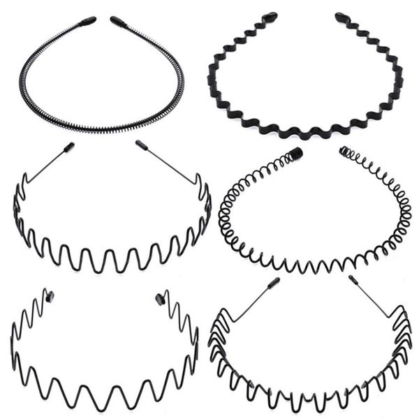men women metal hair hoop fashion geometric wavy headband men sports washing face non slip hairband headdress accessories, Silver
men women metal hair hoop fashion geometric wavy headband men sports washing face non slip hairband headdress accessories, Silver