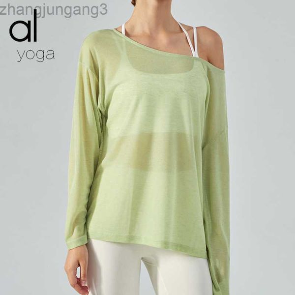 desginer alo yoga t shirt al new t-shirt women's quick-drying clothes summer breathable loose sports blouse fitness suit long sleeve, White
desginer alo yoga t shirt al new t-shirt women's quick-drying clothes summer breathable loose sports blouse fitness suit long sleeve, White