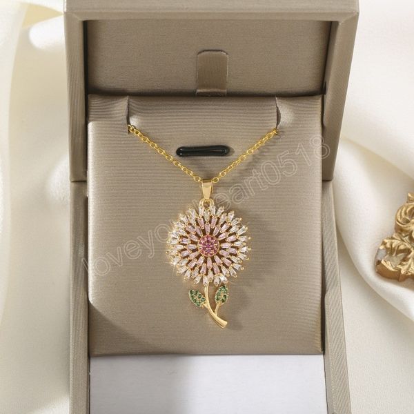 pink sunflower pendant necklace for women exaggerated dandelion banquet jewelry anniversary gift, Silver
pink sunflower pendant necklace for women exaggerated dandelion banquet jewelry anniversary gift, Silver