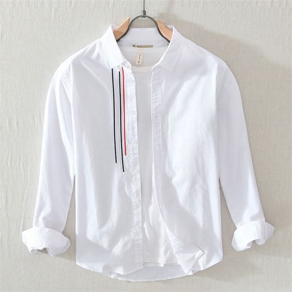 men's casual shirts 100% cotton long-sleeved shirt men breathable soft refreshing shirt fashion casual simple streetwear shirts men 230, White;black
men's casual shirts 100% cotton long-sleeved shirt men breathable soft refreshing shirt fashion casual simple streetwear shirts men 230, White;black