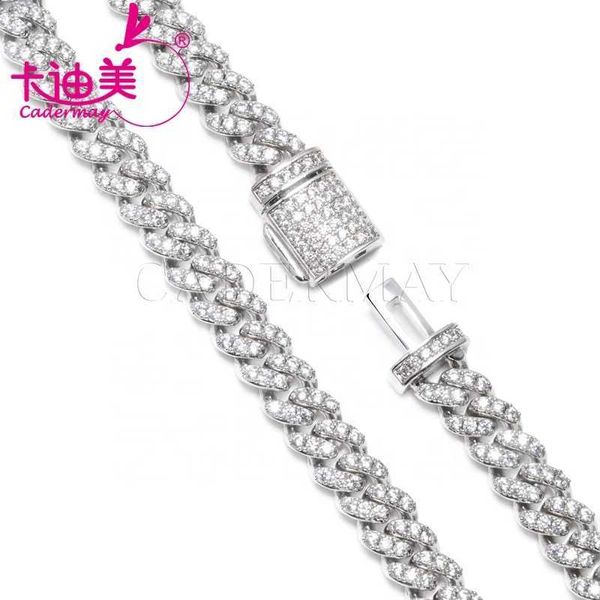 d vvs 6mm moissanite s925 white and yellow gold plate hiphop cuban chain necklace iced out cuban link chain men and women gifts, Silver
d vvs 6mm moissanite s925 white and yellow gold plate hiphop cuban chain necklace iced out cuban link chain men and women gifts, Silver