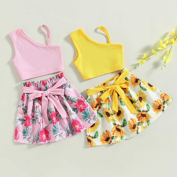 clothing sets focusnorm 3-7y fashion kids girls clothes sets strap one shoulder ribbed vest floral print a-lined skirts with waist belt aa2, White
clothing sets focusnorm 3-7y fashion kids girls clothes sets strap one shoulder ribbed vest floral print a-lined skirts with waist belt aa2, White