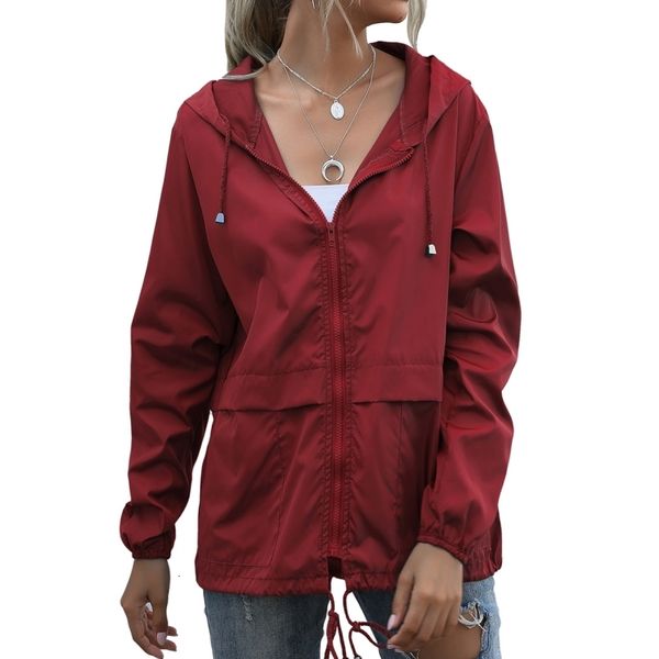 women's jackets women's korea style waterproof rain jacket lightweight hooded windbreaker active outdoor raincoat s-xxl 230505, Black;brown
women's jackets women's korea style waterproof rain jacket lightweight hooded windbreaker active outdoor raincoat s-xxl 230505, Black;brown
