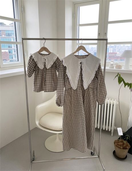 family matching outfits family matching clothes spring summer shirt plaid mother daughter long-sleeved soft cotton dress women dress girl bi, Blue
family matching outfits family matching clothes spring summer shirt plaid mother daughter long-sleeved soft cotton dress women dress girl bi, Blue