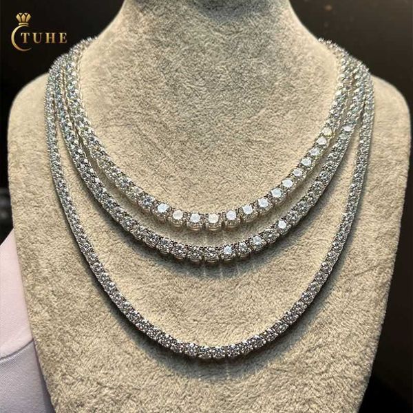 3mm 4mm 5mm 6mm pure silver pass diamond tester natural vvs moissanite stone tennis chain necklace
3mm 4mm 5mm 6mm pure silver pass diamond tester natural vvs moissanite stone tennis chain necklace