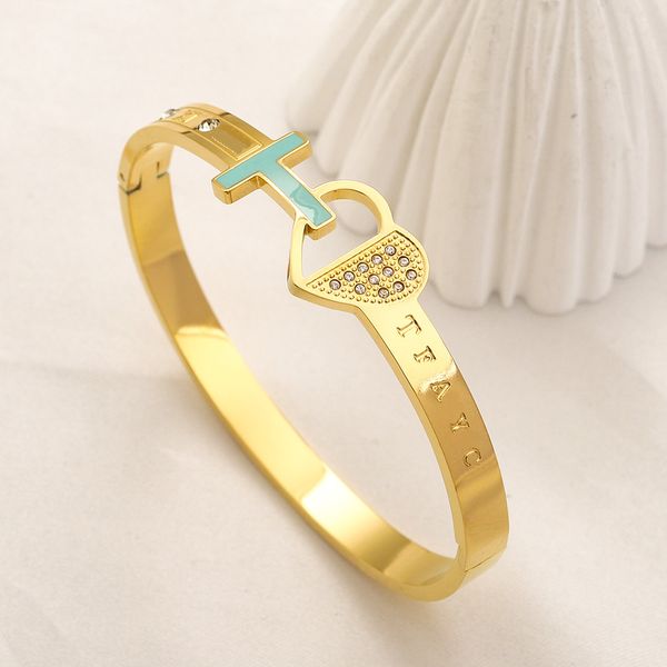 2023 luxury bangle new cuff bracelet 18k gold plated metal bracelet brand 2023 gifts heart bangle designed for women fashion love jewelry wh, Black
2023 luxury bangle new cuff bracelet 18k gold plated metal bracelet brand 2023 gifts heart bangle designed for women fashion love jewelry wh, Black