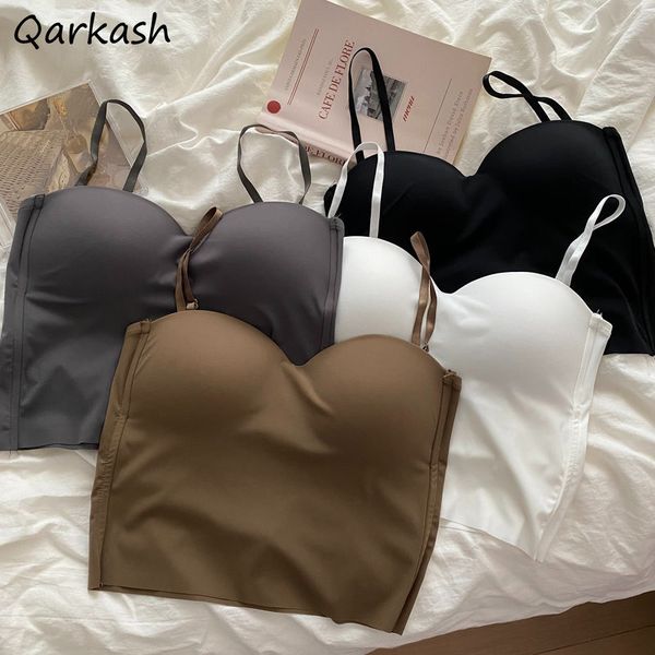 camisoles tanks 4 colors camisole for women fitness crop mujer ropa summer elegant allmatch casual aesthetic solid 230505, Black;white
camisoles tanks 4 colors camisole for women fitness crop mujer ropa summer elegant allmatch casual aesthetic solid 230505, Black;white