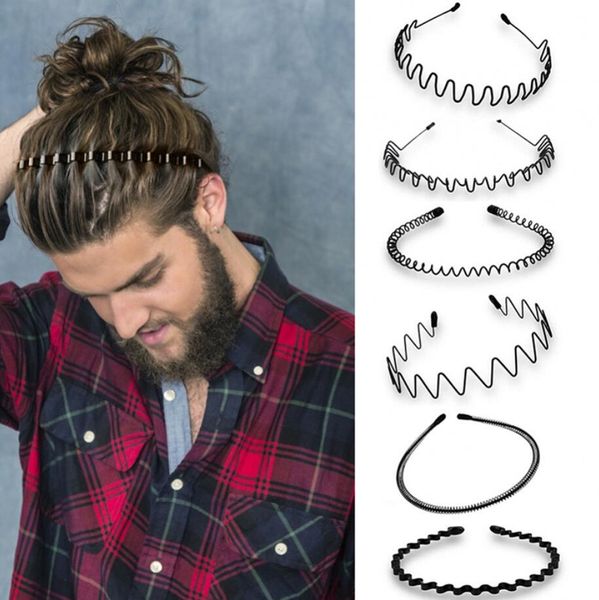 fashion wave hairband for mens women black wavy hair head hoop band sports headband hairband hair accessories gifts 6pcs/set, Silver
fashion wave hairband for mens women black wavy hair head hoop band sports headband hairband hair accessories gifts 6pcs/set, Silver