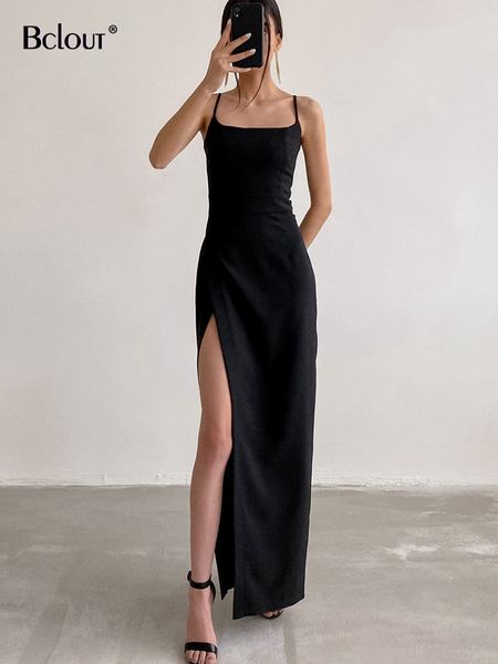 party dresses bclout black women autumn spaghetti strap backless split bodycon ankle length elegant evening 230504, White;black
party dresses bclout black women autumn spaghetti strap backless split bodycon ankle length elegant evening 230504, White;black