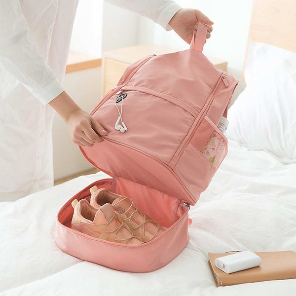 backpack women gym fitness bag travel rucksack waterproof dry and wet bolsa with shoes storage sac de sport gymtas femme pink 230504
backpack women gym fitness bag travel rucksack waterproof dry and wet bolsa with shoes storage sac de sport gymtas femme pink 230504