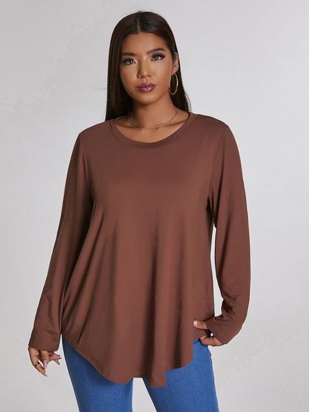 women's plus size tshirt blouse large tshirts for fashion women 4xl elegant summer long sleeve oversized solid loose ladies 230504, Black
women's plus size tshirt blouse large tshirts for fashion women 4xl elegant summer long sleeve oversized solid loose ladies 230504, Black