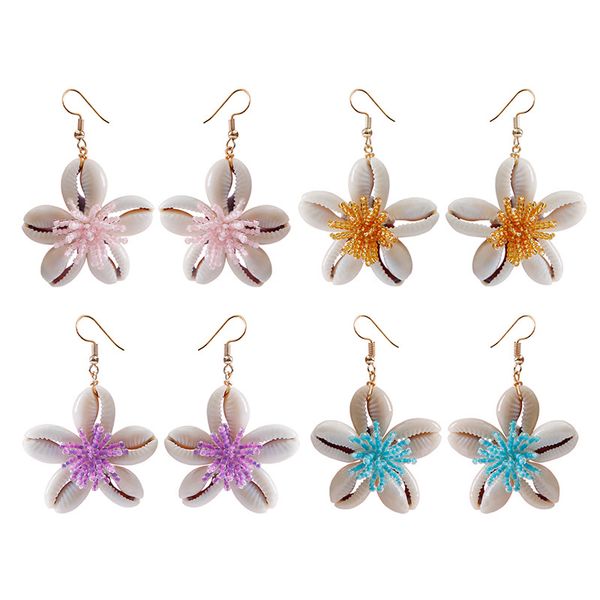 ocean wind bohemia conch shell flower earrings for women hoop earrings bohemian fringe handmade conch earring, Silver
ocean wind bohemia conch shell flower earrings for women hoop earrings bohemian fringe handmade conch earring, Silver