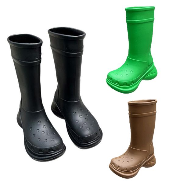 rain boots designer rain boots rubber boots outdoor platform runway knight shoes big head thick soles non-slip walking loafers, Black;red
rain boots designer rain boots rubber boots outdoor platform runway knight shoes big head thick soles non-slip walking loafers, Black;red