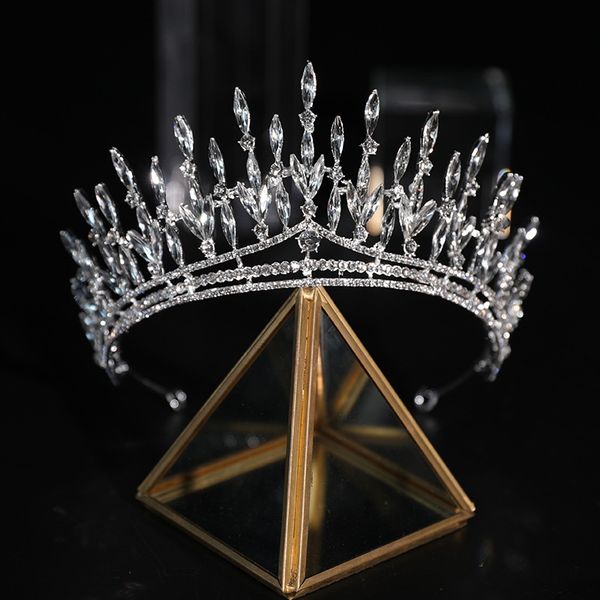 crown wedding headband water diamond zinc alloy wedding jewelry shooting wedding dress and makeup headwear super beautiful crown crown, Silver
crown wedding headband water diamond zinc alloy wedding jewelry shooting wedding dress and makeup headwear super beautiful crown crown, Silver