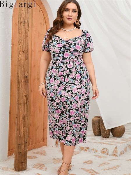 plus size dresses size summer high waist women floral ladies casual loose puff sleeve woman print long 5xl 230504, Black
plus size dresses size summer high waist women floral ladies casual loose puff sleeve woman print long 5xl 230504, Black