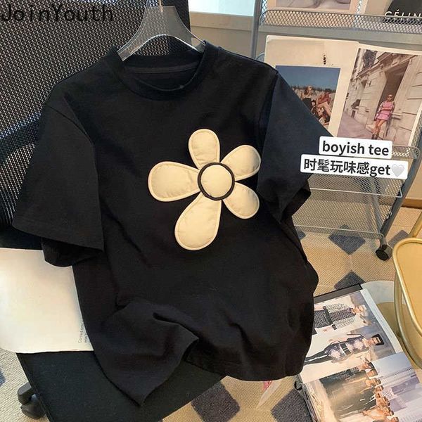 women's t-shirt casual tshirts for wome 3d floral cotton tees 2023 ropa mujer oneck short sleeve fashion tees summer black y2k female, White
women's t-shirt casual tshirts for wome 3d floral cotton tees 2023 ropa mujer oneck short sleeve fashion tees summer black y2k female, White