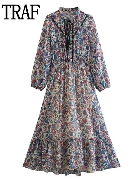 casual dresses traf print long dress women pleated maxi dress women long sleeve ruffle dresses for women summer tied lace female dresses 230, Black;gray
casual dresses traf print long dress women pleated maxi dress women long sleeve ruffle dresses for women summer tied lace female dresses 230, Black;gray