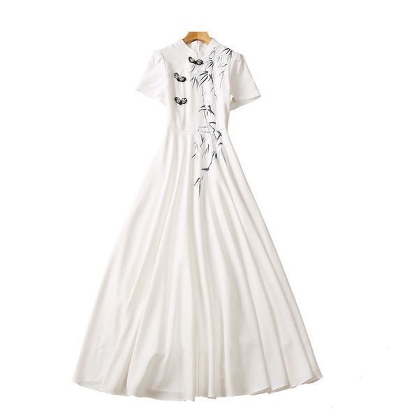 304 2023 spring flora print dress crew neck white sleeveless crew neck polyester panelld dress luxury fashion prom womens clothes sh, Black
304 2023 spring flora print dress crew neck white sleeveless crew neck polyester panelld dress luxury fashion prom womens clothes sh, Black
