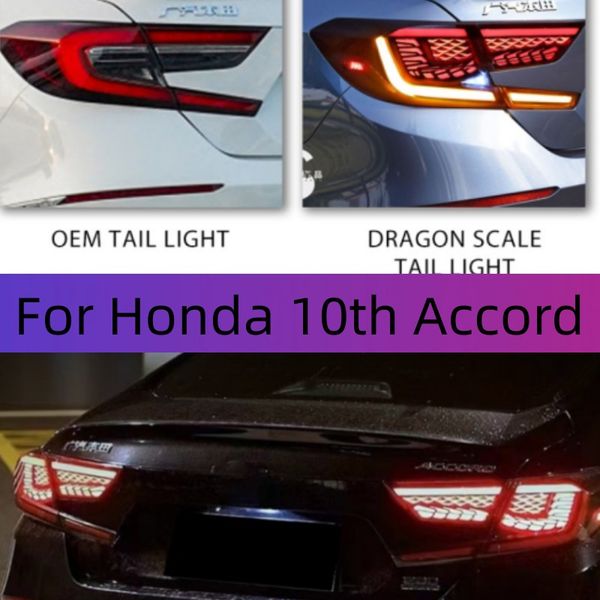 auto styling taillights for honda 10th accord taillight assembly modified led dragon scale running light brake lamp turn signal
auto styling taillights for honda 10th accord taillight assembly modified led dragon scale running light brake lamp turn signal