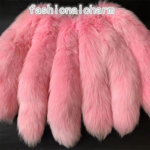 10pcs/lot 40cm/16" pure pink real genuine fox fur tail keychain cosplay toys bag charm car phone pendant, Silver
10pcs/lot 40cm/16" pure pink real genuine fox fur tail keychain cosplay toys bag charm car phone pendant, Silver