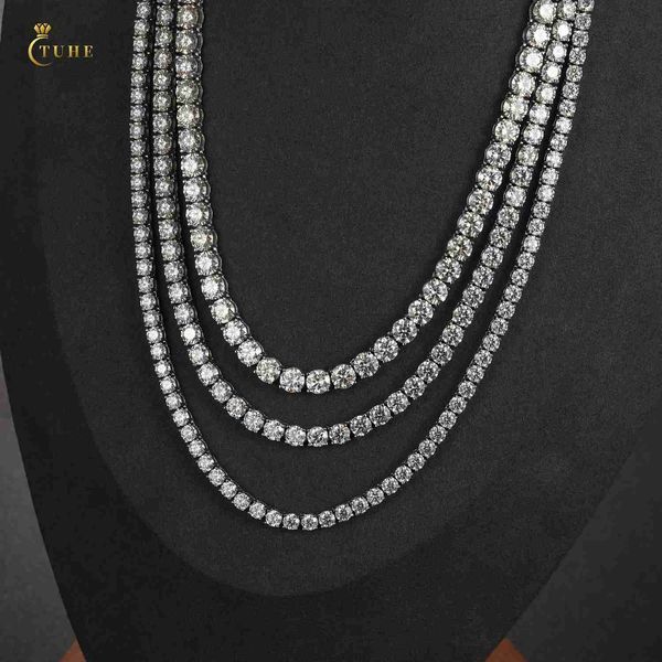 pass diamond tester iced out 3mm 4mm 5mm 925 sterling silver vvs moissanite diamond tennis chain necklace
pass diamond tester iced out 3mm 4mm 5mm 925 sterling silver vvs moissanite diamond tennis chain necklace