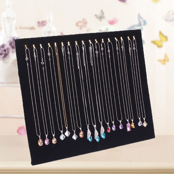jewelry boxes black velvet 17 hook necklace jewelry tray display organizer 17 hook necklace 230505, Black;white
jewelry boxes black velvet 17 hook necklace jewelry tray display organizer 17 hook necklace 230505, Black;white