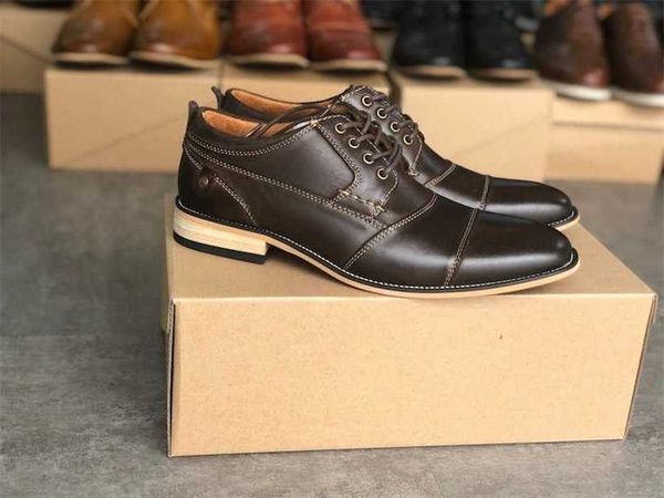 men's brand cap toe oxford dress designer shoes genuine leather lace up business shoe party wedding trainers big size 013, Black
men's brand cap toe oxford dress designer shoes genuine leather lace up business shoe party wedding trainers big size 013, Black