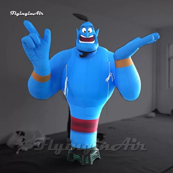 cute blue inflatable bouncers aladdin's lamp genie cartoon character model 3m air blow up magic spirit balloon for party decoration
cute blue inflatable bouncers aladdin's lamp genie cartoon character model 3m air blow up magic spirit balloon for party decoration