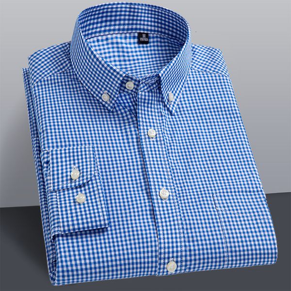 men's casual shirts long sleeve cotton thin plaid shirts button down collar checkered oxford slim fit men casual shirts dress shirt 230, White;black
men's casual shirts long sleeve cotton thin plaid shirts button down collar checkered oxford slim fit men casual shirts dress shirt 230, White;black