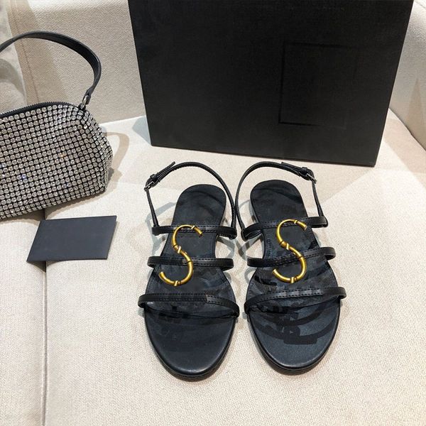 luxury designer sandal beach sandals genuine leather ladies flat summer shoes loafers metal button banquet stiletto women high heel dress sh, Black
luxury designer sandal beach sandals genuine leather ladies flat summer shoes loafers metal button banquet stiletto women high heel dress sh, Black