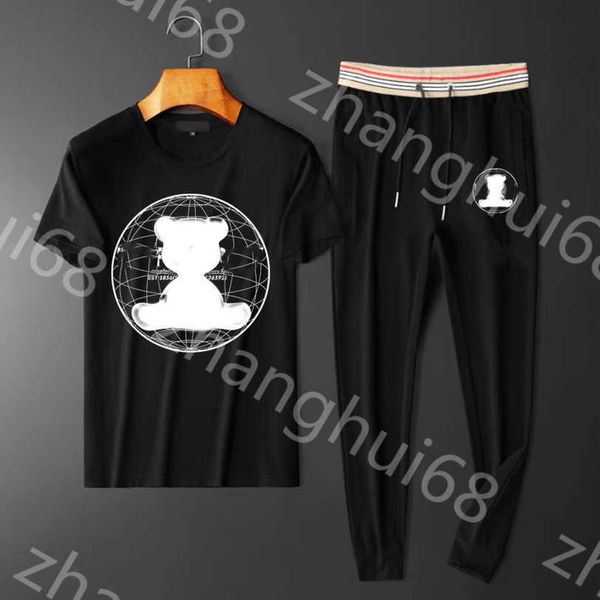 23ss mens designer tracksuit mens tracksuit sweatsuit round neck pure cotton earth bear print short sleeve t-shirt elastic waist trousers se, Gray
23ss mens designer tracksuit mens tracksuit sweatsuit round neck pure cotton earth bear print short sleeve t-shirt elastic waist trousers se, Gray