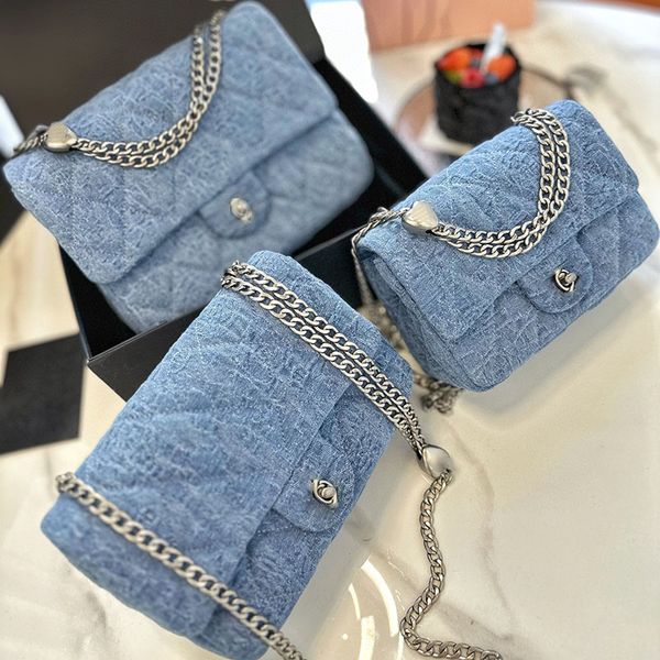 cf cf mini handbag flap bag rose blue denim canvas love heart adjustment silver chain strap shoulder back designer women luxury bags
cf cf mini handbag flap bag rose blue denim canvas love heart adjustment silver chain strap shoulder back designer women luxury bags