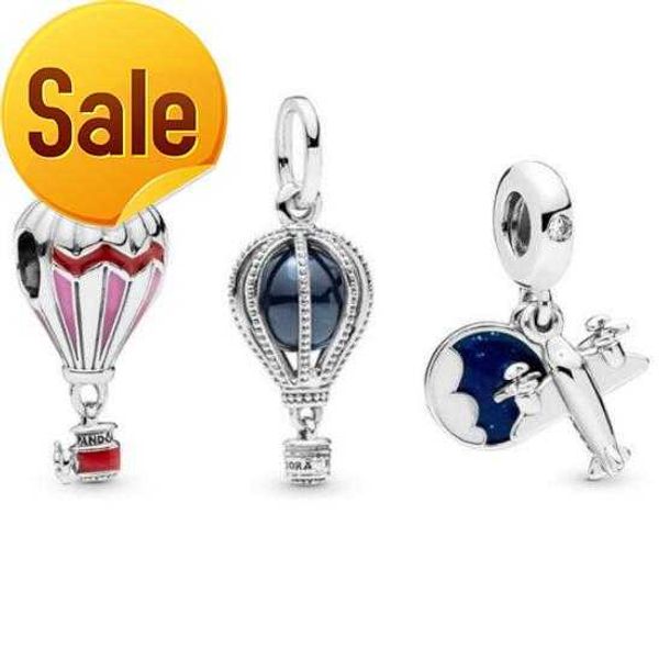 2019 new summer air balloon charm loose beads 925 sterling silver jewelry fits for pandora bracelet charms romantic and lovely wholesale, Black
2019 new summer air balloon charm loose beads 925 sterling silver jewelry fits for pandora bracelet charms romantic and lovely wholesale, Black
