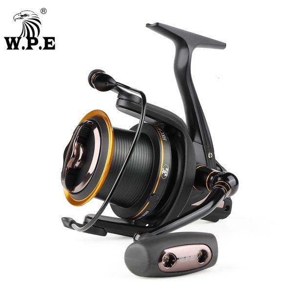 baitcasting reels w.p.e hkc fishing reel 6000 8000 metal spool spinning reel max drag 14.5kg 71 bbs 4.1 1gear ratio carp fishing tackle 2305
baitcasting reels w.p.e hkc fishing reel 6000 8000 metal spool spinning reel max drag 14.5kg 71 bbs 4.1 1gear ratio carp fishing tackle 2305