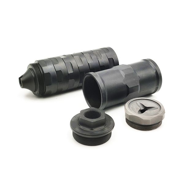 tactical accessories modular solvent trap 9mm 6inch stainless steel 1/2-28 and 5/8-24 solventtrap with ss cups
tactical accessories modular solvent trap 9mm 6inch stainless steel 1/2-28 and 5/8-24 solventtrap with ss cups