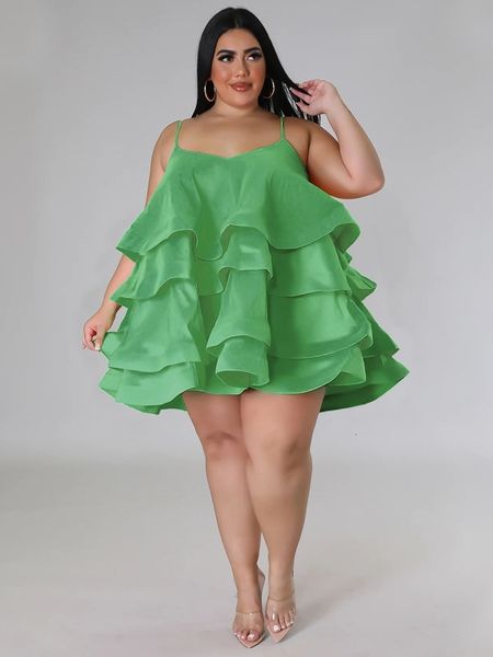 plus size dresses 4xl size women clothing tierred spaghetti strap mini dress 2023 summer beach party evening vestido 230504, Black
plus size dresses 4xl size women clothing tierred spaghetti strap mini dress 2023 summer beach party evening vestido 230504, Black